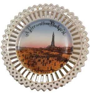 Ceramic Lace Plate - Blackpool