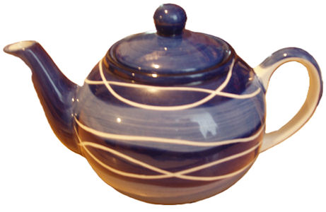 Brown Swirls Teapot