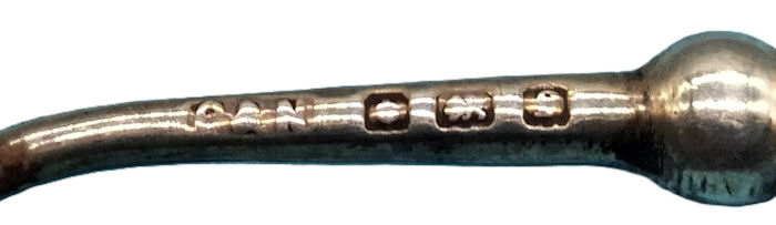 Button Hook/Pin Hallmarked